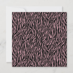 Pink Zebra Print Sweet Sixteen Invitation
