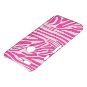 Pink zebra print uncommon google pixel case (Top)