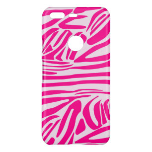 Pink zebra print uncommon google pixel case