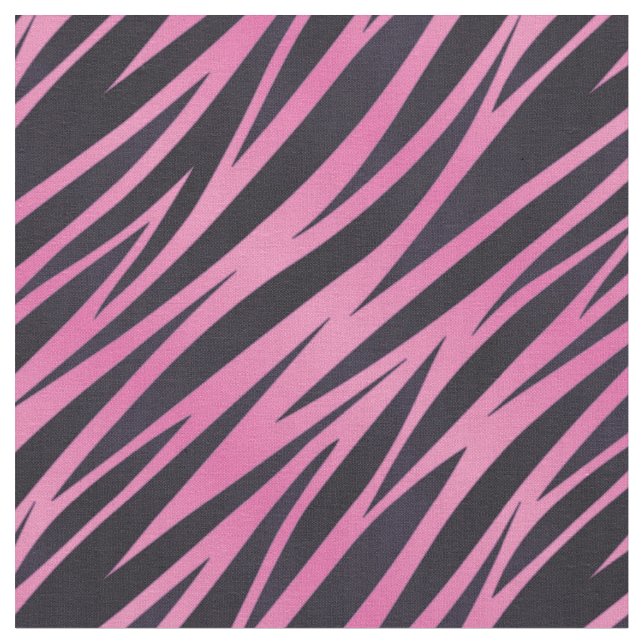 Pink Zebra Stripe Background Fabric (Close Up)