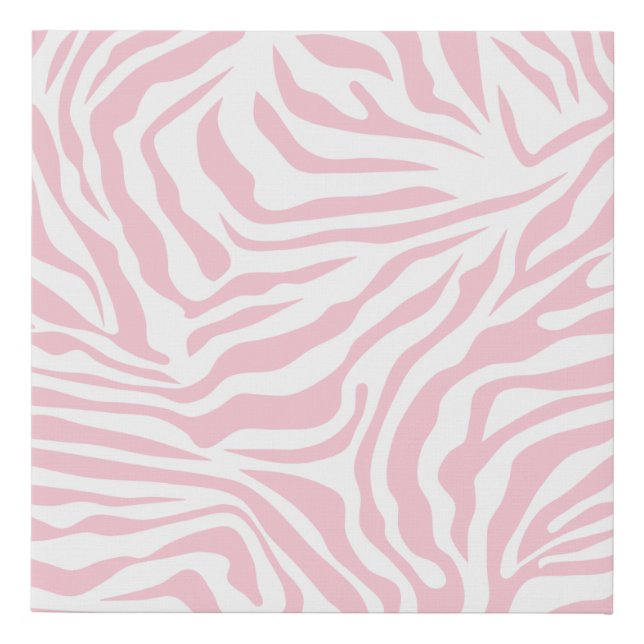 Pink Zebra Stripes Wild Animal Print Zebra Pattern (Front)
