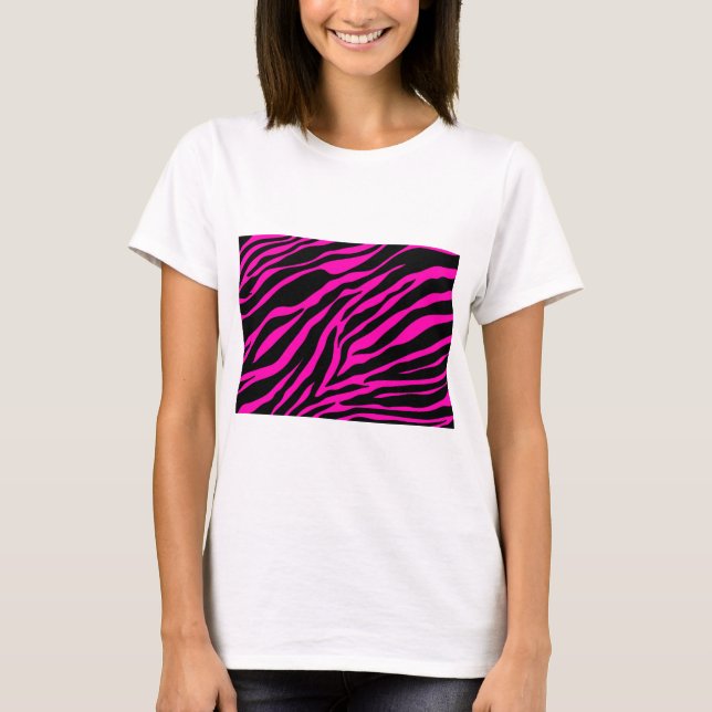 pink zebra T-Shirt (Front)