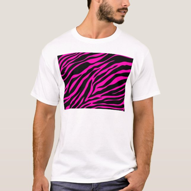 pink zebra T-Shirt (Front)