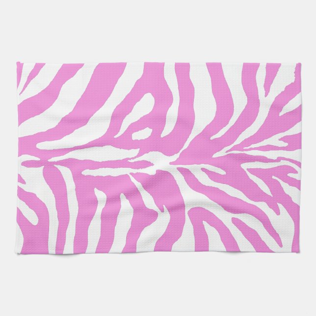 Pink zebra towel (Horizontal)