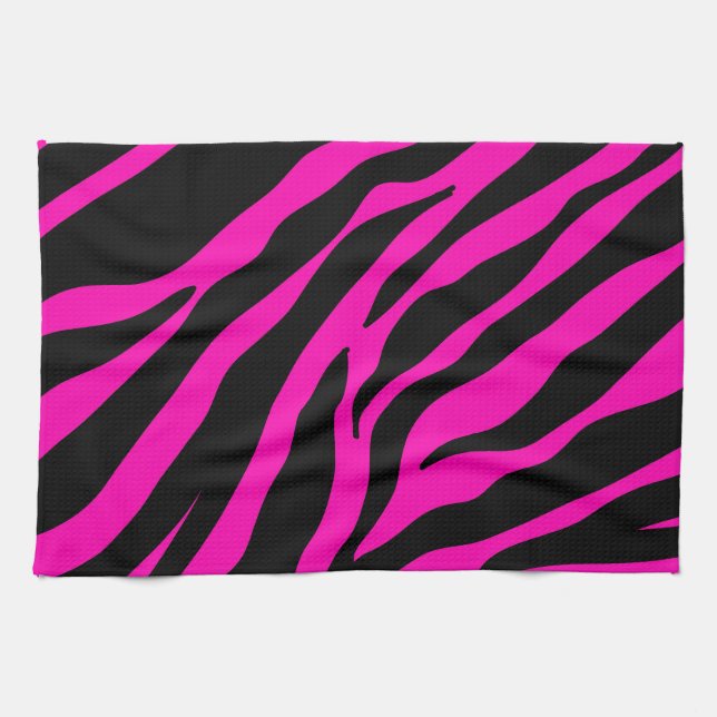 pink zebra towel (Horizontal)