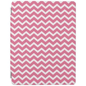 Pink Zig Zags Chevrons Pattern Ipad Smart Cover by heartlockedcases at Zazzle