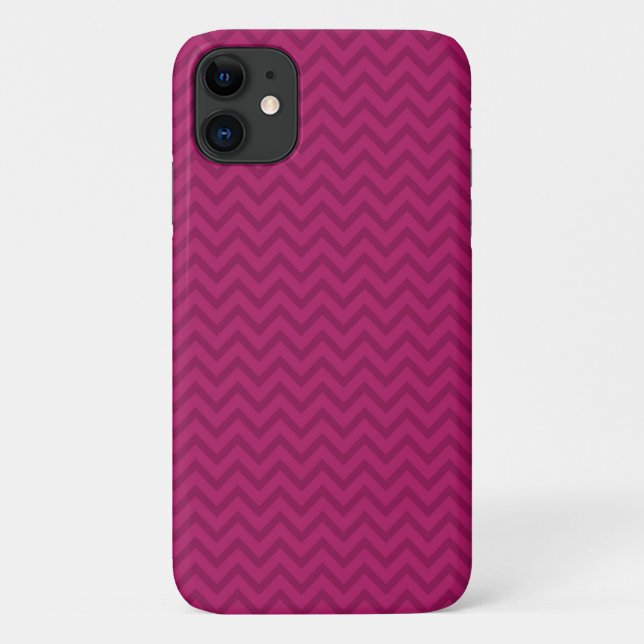Pink Zigzag, Pink Chevron, Geometric Pattern Case-Mate iPhone Case (Back)