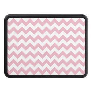 Pink Zigzag, Pink Chevron, Geometric Pattern Hitch Cover