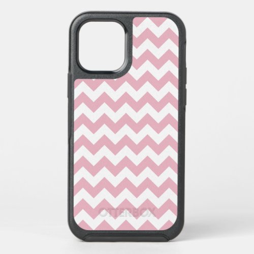 Pink Zigzag Pink Chevron Geometric Pattern OtterBox Symmetry iPhone 12 Case