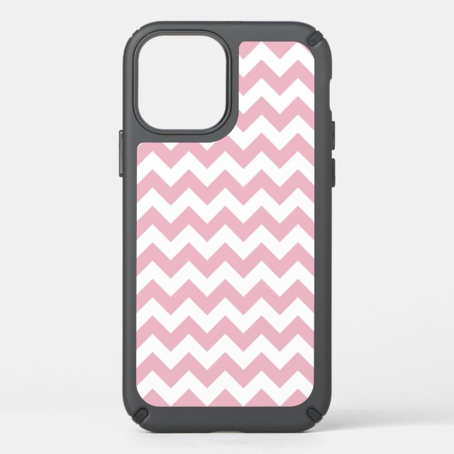 Pink Zigzag, Pink Chevron, Geometric Pattern Speck iPhone 12 Case (Front)