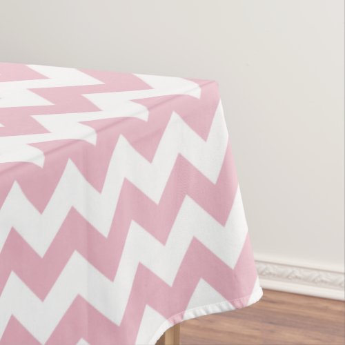 Pink Zigzag Pink Chevron Geometric Pattern Tablecloth