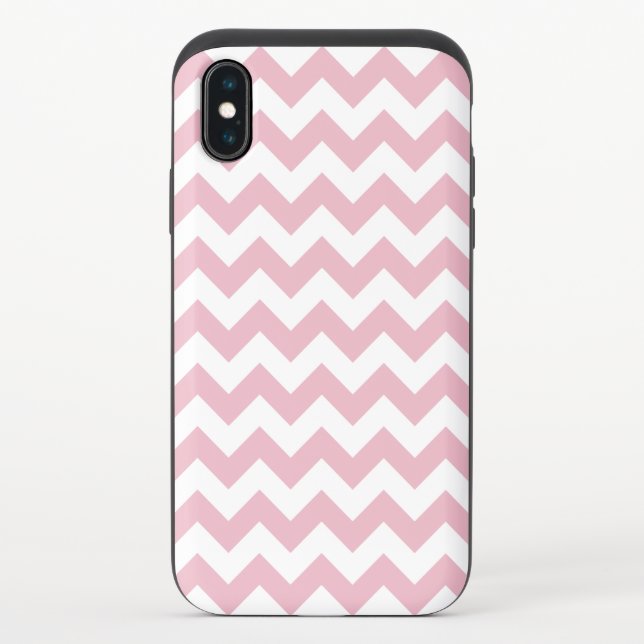 Pink Zigzag, Pink Chevron, Geometric Pattern Uncommon iPhone Case (Back)