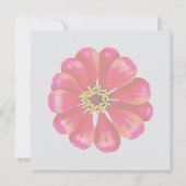 Pink Zinnia (Back)