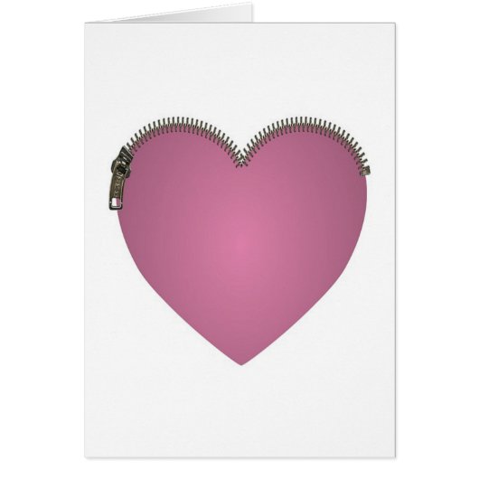 Pink Zipped Heart (Front)