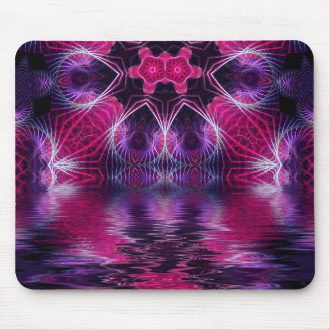 Pinkana Visionary Fractal Art Mousepad (Front)
