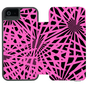 pinkblackanista floral iPhone SE/5/5s wallet case