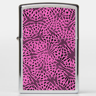 pinkblackanista floral zippo lighter