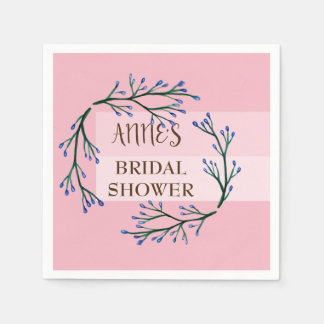 PinkBridal Shower Paper Napkins