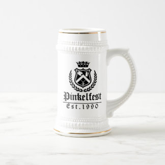 Pinkelfest Logo Beer Stein