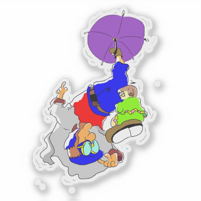 Pinkerton Umbrella  Sticker (Front)