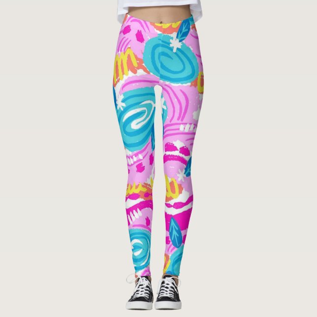 Pinkery Leggings (Front)