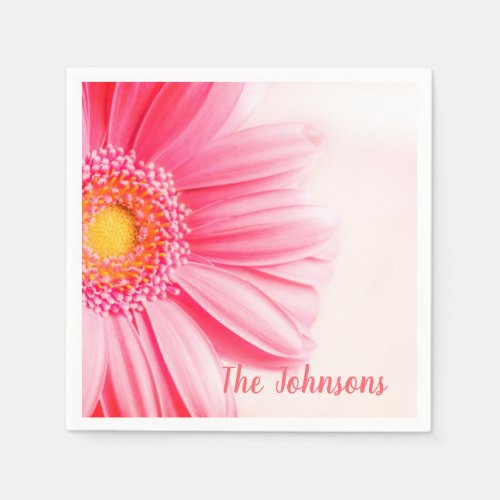 Pinkest Flower Napkins