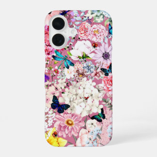 PinkFlower Abundance iPhone 16 Case