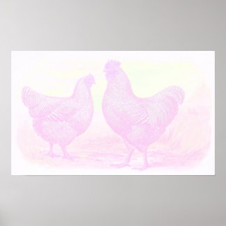 PinkFoam Canvas Poster