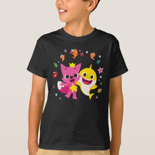 Pinkfong and Baby Shark T_shirt