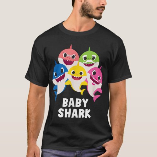 Pinkfong Baby Shark family  T_Shirt
