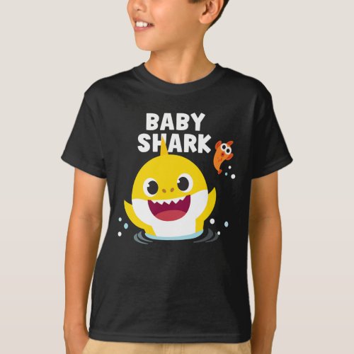 Pinkfong Baby Shark t_shirt with text