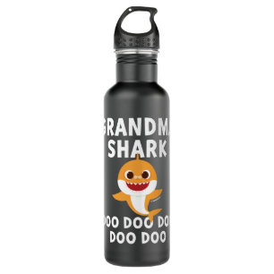 Pinkfong Grandma Shark Official Sweat Stainless Steel Water Bottle