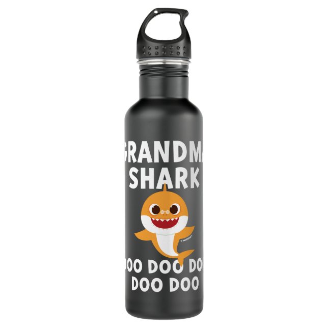 Pinkfong Grandma Shark Official Sweat Stainless Steel Water Bottle (Front)