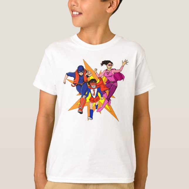 Pinkgirl, The Scone, and Jazzy T-Shirt (Front)