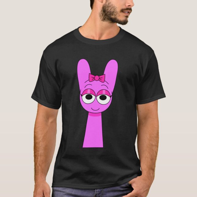 Pinki from Sprunky Pyramixed  Jevin Funbot Simon T-Shirt (Front)
