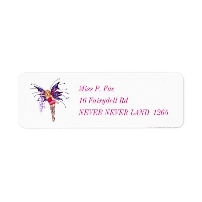 Pinkie Fae Label (Front)