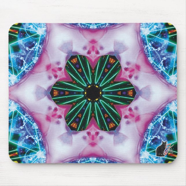 Pinkie Kaleidoscope Mouse Pad (Front)