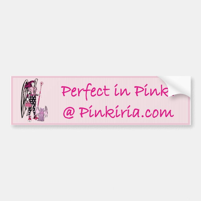 Pinkiria Bumper Sticker (Front)