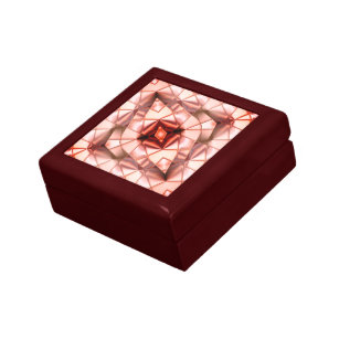 Pinkish gigantic 'pearl flowers', virtual drawing  gift box