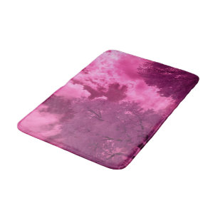 Pinkish Hues Infrared Cloud Bath Mat