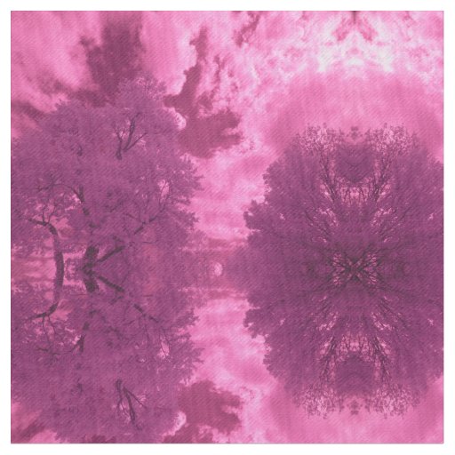 Pinkish Hues Infrared Cloud Fabric