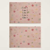Pinkish Polka Dots (Front & Back)