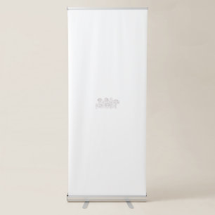 Pinkish Red floral Vertical Retractable Banner