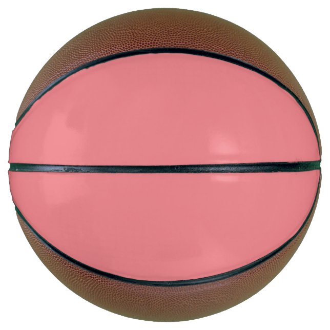 Pinkish Tan, Rose, Ruddy Pink Basketball (Front)