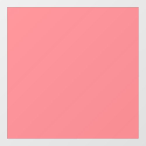 Pinkish TanRoseRuddy Pink Window Cling