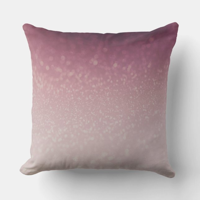 Pinkish Throw Pillow (Front)