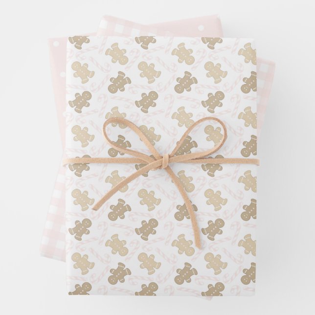 Pinkmas Christmas Wrapping Paper (In situ)