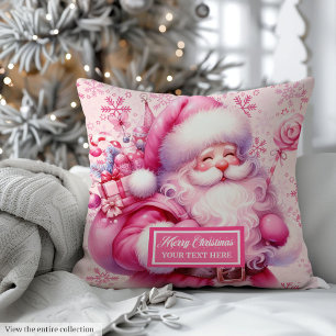 Pinkmas Personalized Pillow for Christmas Gift