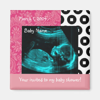 pinknblackbaby magnet