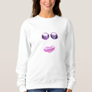 Pinkoween glitter ghost sweatshirt